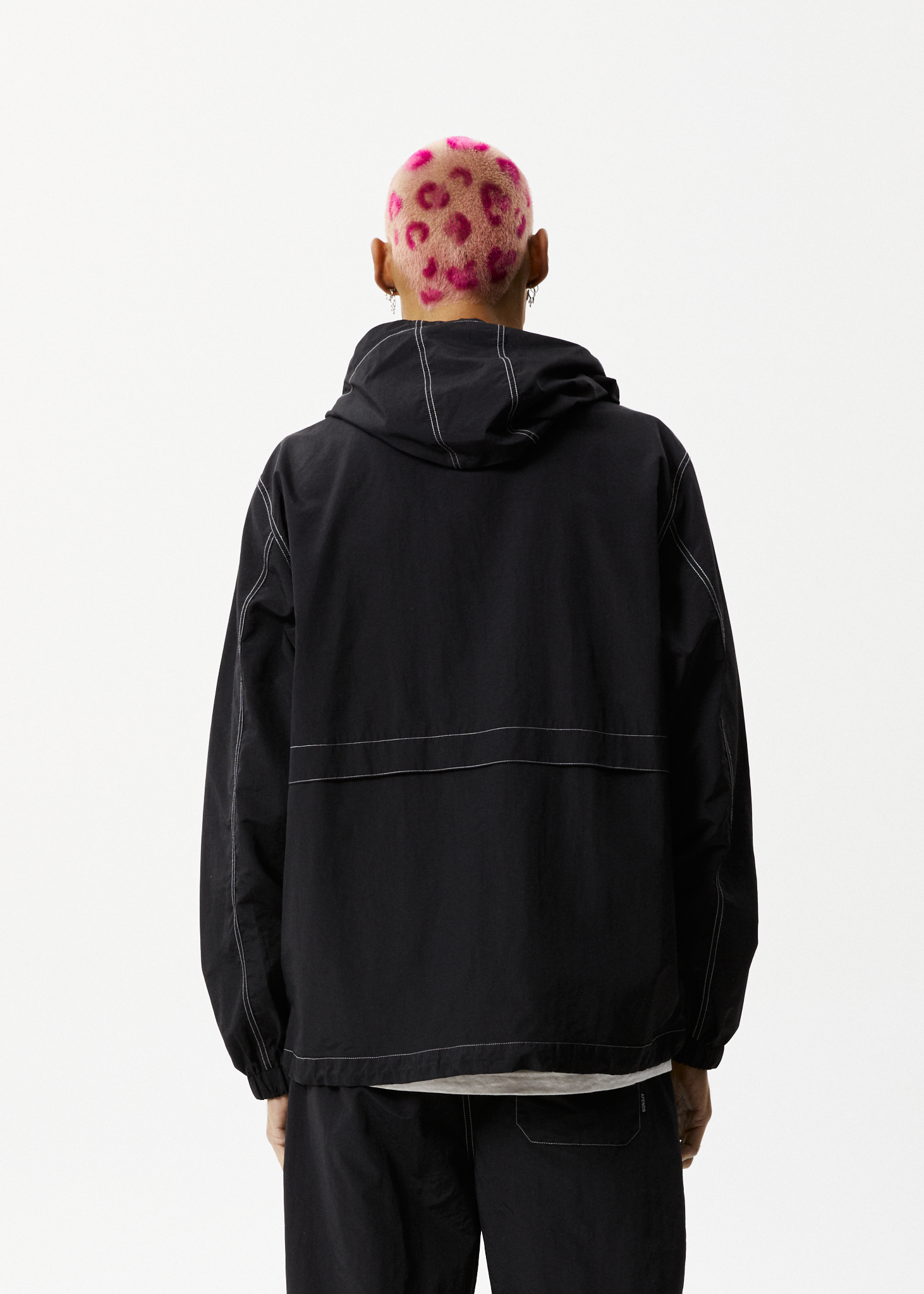 Afends Mens Liquid Space - Spray Jacket - Black 